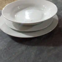 چینی درجه ۳  ساده  سفید|ظروف سرو و پذیرایی|بانه, |دیوار