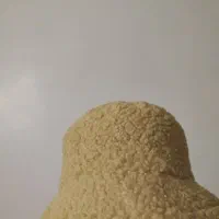 کلاه خز کرمی رنگ زنانه