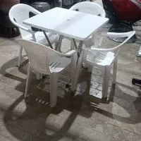 میز و صندلی پلاستیکی (گرد/مربع/مستطیل)تک و عمده|میز و صندلی غذاخوری|شیراز, سهل‌آباد|دیوار