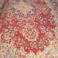 قالی دست باف رشید فرخی|فرش|کرمان, |دیوار