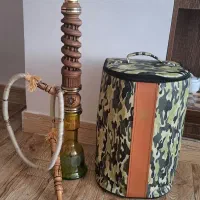 قلیون چوبی تمیز به همراه کیف