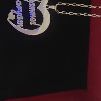 طلا پلاک اسمی ۱۴ گرم