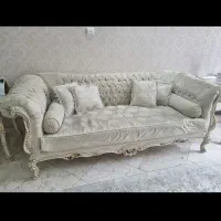 مبل استیل ۷ نفره میز ناهار خوری ۶ نفره|مبلمان خانگی و میز عسلی|ری, فیروزآبادی|دیوار