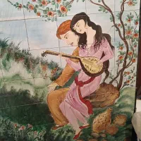 تابلو کاشی کاری