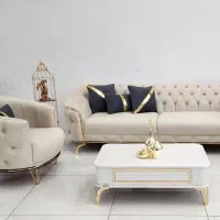 مبل راحتی نوار طلایی /(