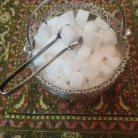 قندان نقره مهردار قلم زنی قاشق نقره ظرف قدیمی
