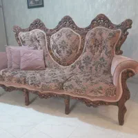 مبلمان سلطنتی ۹ نفره|مبلمان خانگی و میز عسلی|لاهیجان, شقایق|دیوار