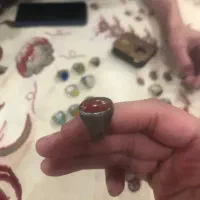 انگشتر عقیق|کلکسیون اشیاء عتیقه|تهران, شهرک خرازی|دیوار