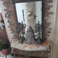 ایینه‌‌شمعدان‌برنجی|آینه|گلستان (تهران), |دیوار