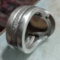 انگشتر باباقوری دوچشم|کلکسیون اشیاء عتیقه|اندیمشک, |دیوار