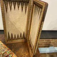تخته نرد خاتم کاری شده اعلی اصفهان روکش دار|صنایع دستی و سایر لوازم تزئینی|تهران, توحید|دیوار