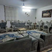 مبل استیل ۹نفره با میزو عسلی