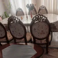 یک سری مبلمان فردی  سلطنتی ست با میز غذا خوری|مبلمان خانگی و میز عسلی|کنگاور, |دیوار