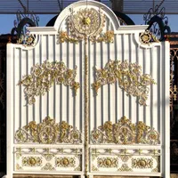 در حیاطی درب، درب فرفورژه درباغ، لادن ترک|خدمات پیشه و مهارت|اصفهان, باغ دریاچه|دیوار