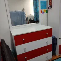 تخت کمد بچه|تخت و سرویس خواب|صومعه‌سرا, |دیوار