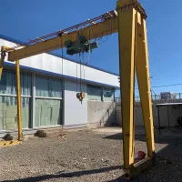 فروش جرثقیل ۸تنی همراه با موتورها و ریل جابه‌جایی