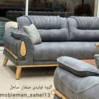 مبل شرکتی لمسه سبک لوکاس 8نفره آماده تحویل اقساط|مبلمان خانگی و میز عسلی|آبیک, |دیوار