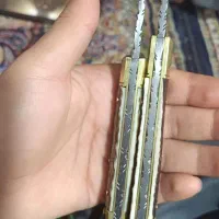 دوتا چاقوی استاد کریم کرند قیمت هردو هفت ونیم|کلکسیون اشیاء عتیقه|جوانرود, |دیوار