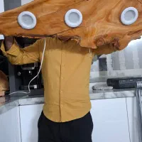 لوستر چوبی از تنه درخت گلابی
