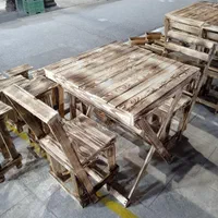 میز وصندلی چوب روس سنتی|میز و صندلی غذاخوری|پرند, فاز ۲|دیوار