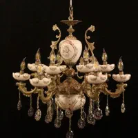 لوستر و کنارسالنی برنز شیک