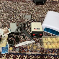 سوهان برقی و دستگاه uv