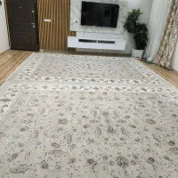 2عدد قالی 12متری 1200شانه طرح افشان در حد نونو