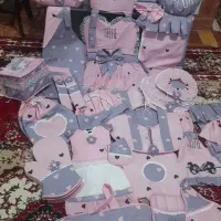 سرویس آشپزخانه عروس|سفره، حوله، دستمال آشپزخانه|خسروشاه, |دیوار