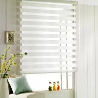 پرده شید زبرا چاپی و لوگو با فاکتور رسمی کد 756