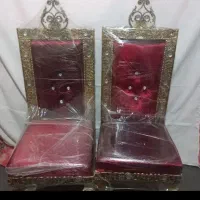 سرویس غذاخوری چهار نفره برنز. آکبند کامل|میز و صندلی غذاخوری|میاندوآب, |دیوار