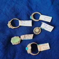 انگشتر و  آوبیز نقره