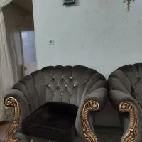 مبا راحتی ۷ نفره سالم و محکم|مبلمان خانگی و میز عسلی|خمینی‌شهر, |دیوار