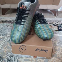 کفش چمن پوما نقرای درحد نو سایز ۴۰