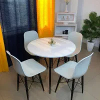 میز و صندلی چهار نفره 504 فلزی