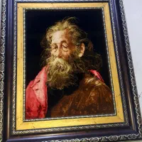 تابلو فرش دستباف لئون تولستوی