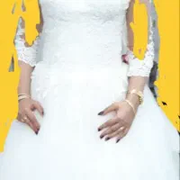 لباس عروس در حد نو