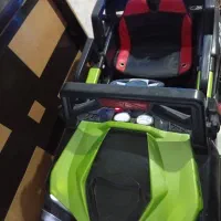 ماشین شارژی 2 نفره در حد نو 2 موتوره