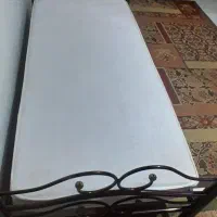 تختخواب تکنفره همراه تشک طبی فنری