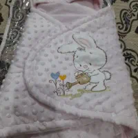 کیسه خواب وکلاه نوزادنو