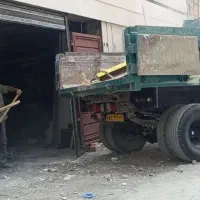 حمل نخاله ساختمانی با خاور کارگر همراه بابکت