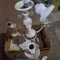 ۲تا لوستر چینی استیل|لوستر و چراغ آویز|تهران, شیخ هادی|دیوار