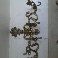 رخت آویز برنز  سماور و جارو شارژی