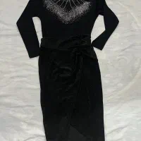 بادی و دامن مشکی مجلسی