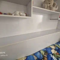 تخت دوطبقه کارکرده کاملا سالم در حد نو.شرایط عالی|تخت و سرویس خواب|تهران, خاک سفید|دیوار