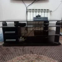 میز تلویزیون شیشه ای
