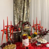 دکور یلدایی حرفه‌ای برای عروسها و رستوران