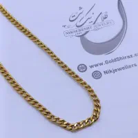 زنجیر کارتیه طلای زرد 18 عیار اجرت 7 درصد