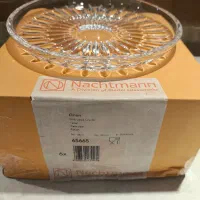 پیش دستی کریستال بزرگ ناخمن آلمان اصل  حک دار
