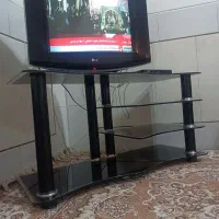 میزتلوزیون شیشه ای