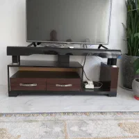 میز تلویزیون شیشه ای نو